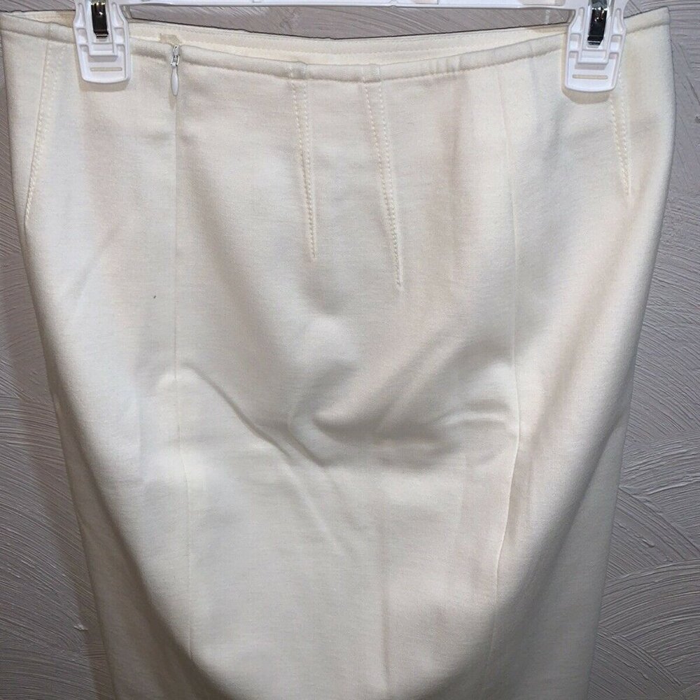 Akris Punto white pencil skirt 6